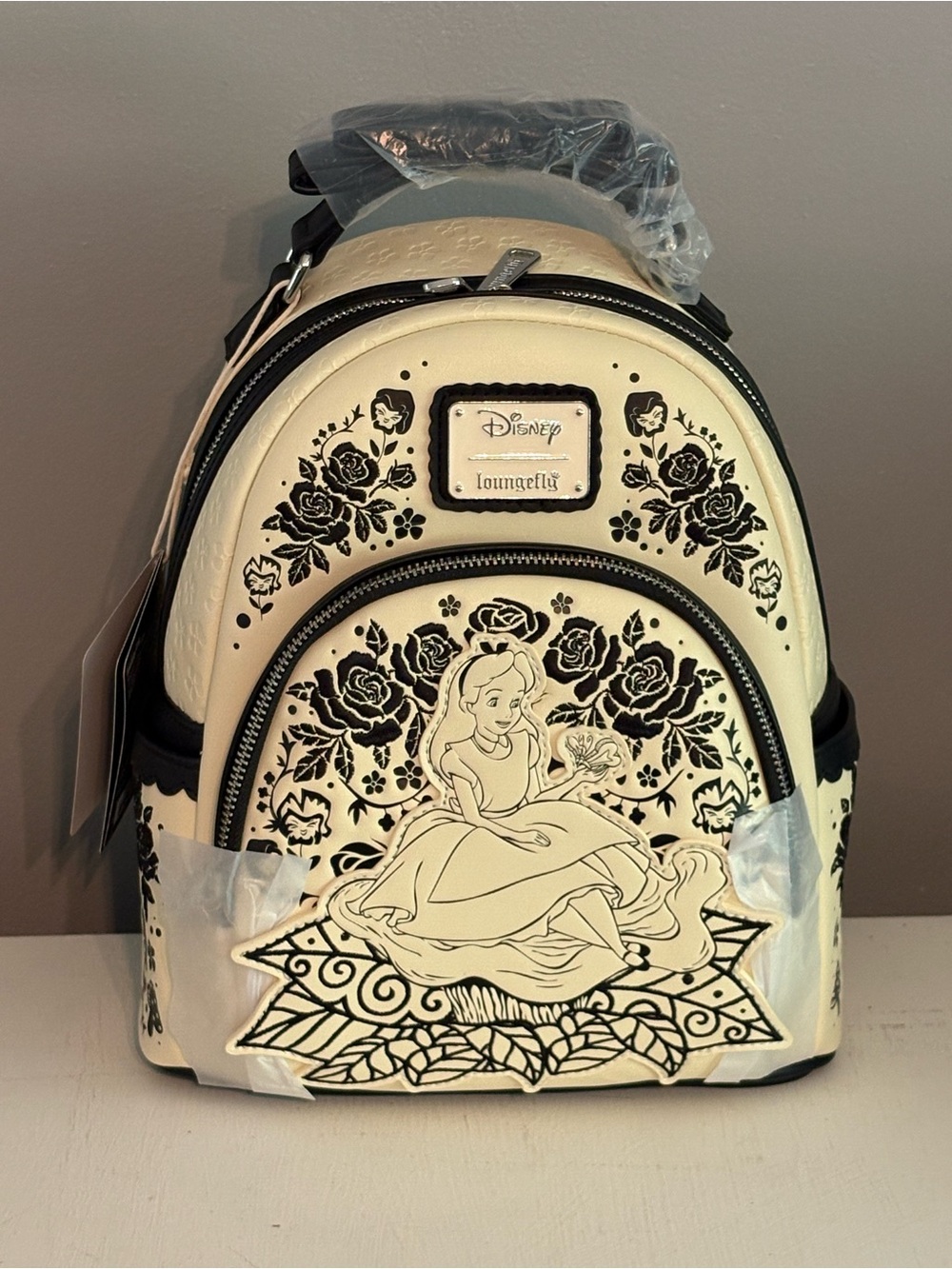 Loungefly Alice in Wonderland Sketch Mini Backpack